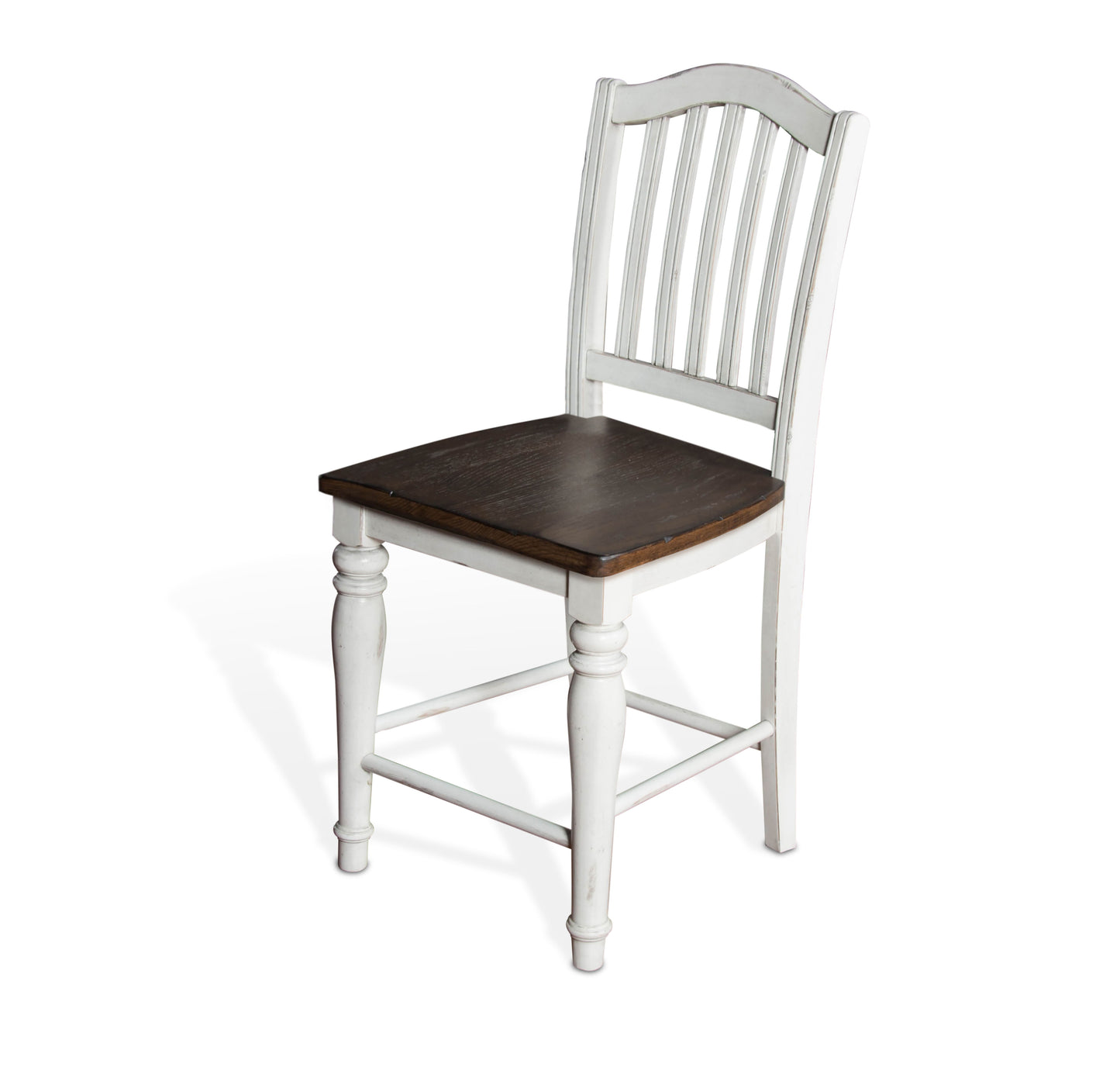 Bourbon County - Slatback Stool - White / Black