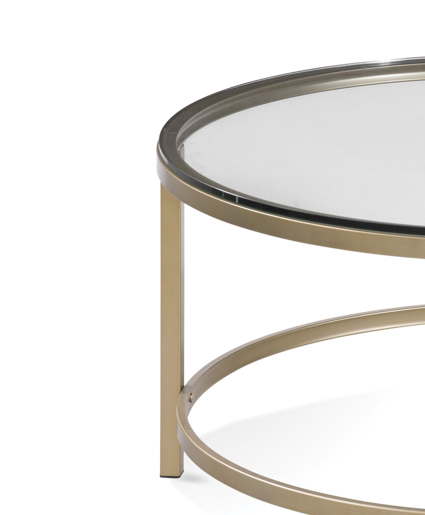 Anderson - Round Cocktail Table - Antique Gold