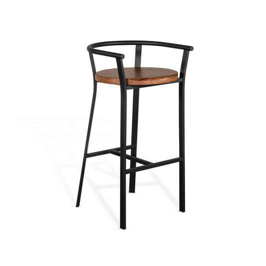 Metroflex - Barstool With Wood Seat