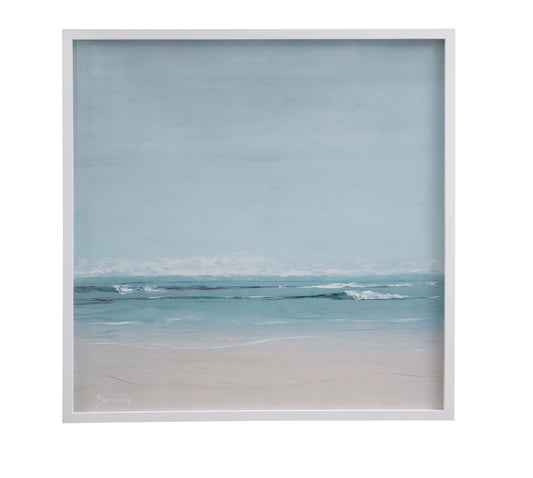 Sea Breeze - Framed Print - Blue