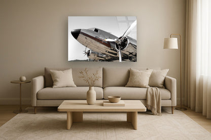 Floating Tempered Glass With Foil Let's Go Travelling - Pearl Silver
