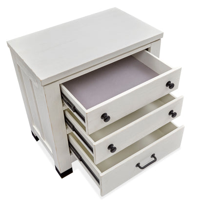 Harper Springs - Drawer Nightstand - Silo White