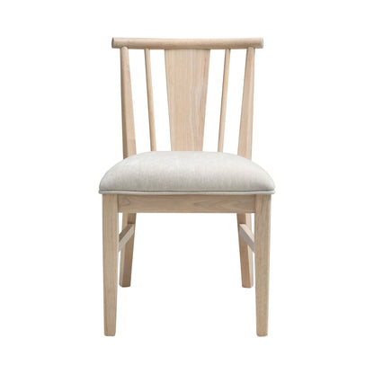 West End - Spindle Chair With Ivory Seat