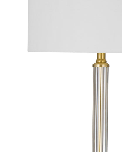 Yukon - Table Lamp - Clear / Antique Brass