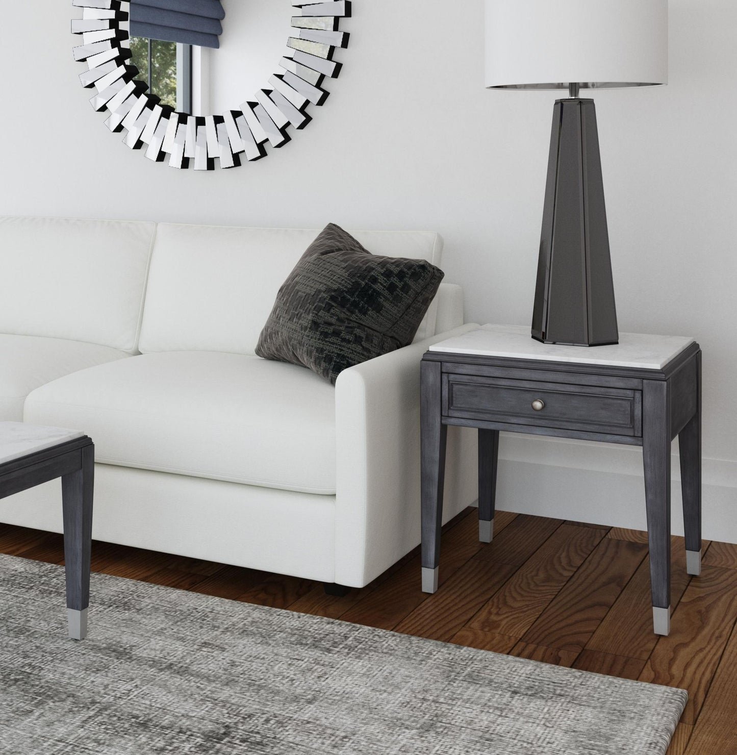 North Bend - End Table - Gray