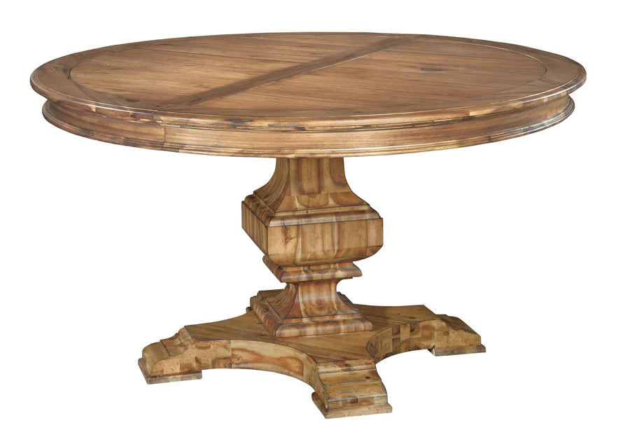 Hekman Wellington Hall Round Acacia Dining Table