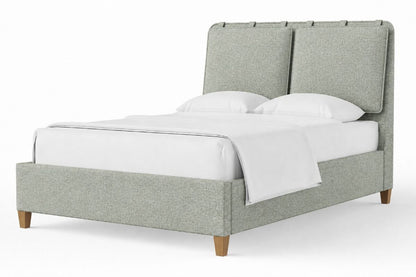Nordhaven - Upholstered Bed - Clear Maple Legs