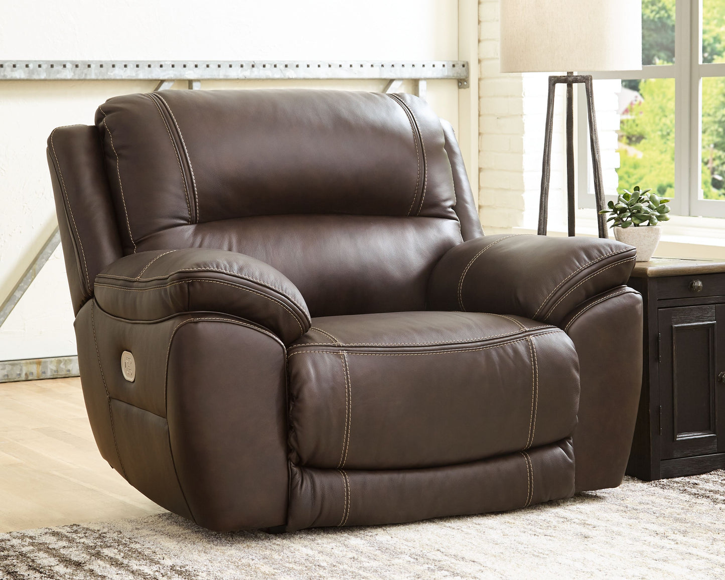 Dunleith - Chocolate - Zero Wall Recliner w/PWR HDRST