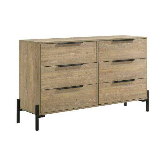Newhall - Dresser - Vintage Oak Melamine