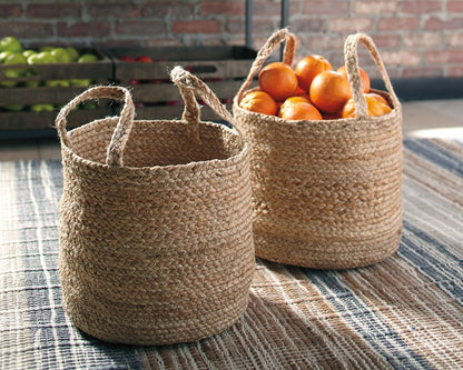 Brayton - Natural - Basket Set (Set of 2)