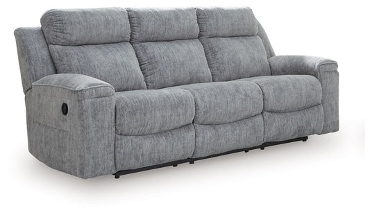 Buntington - Pewter - Reclining Sofa