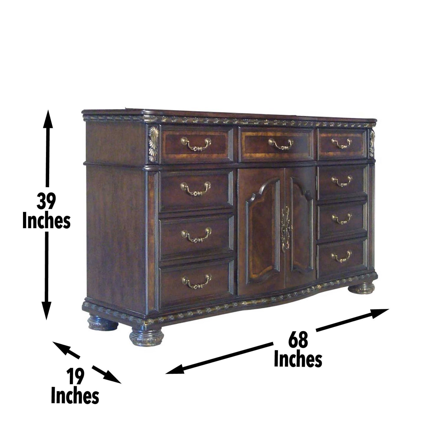 Monte Carlo - Dresser - Dark Brown