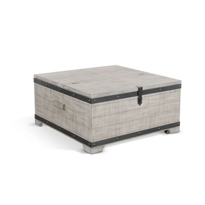 Alpine - Coffee Table With Lift Top And Casters - Gray