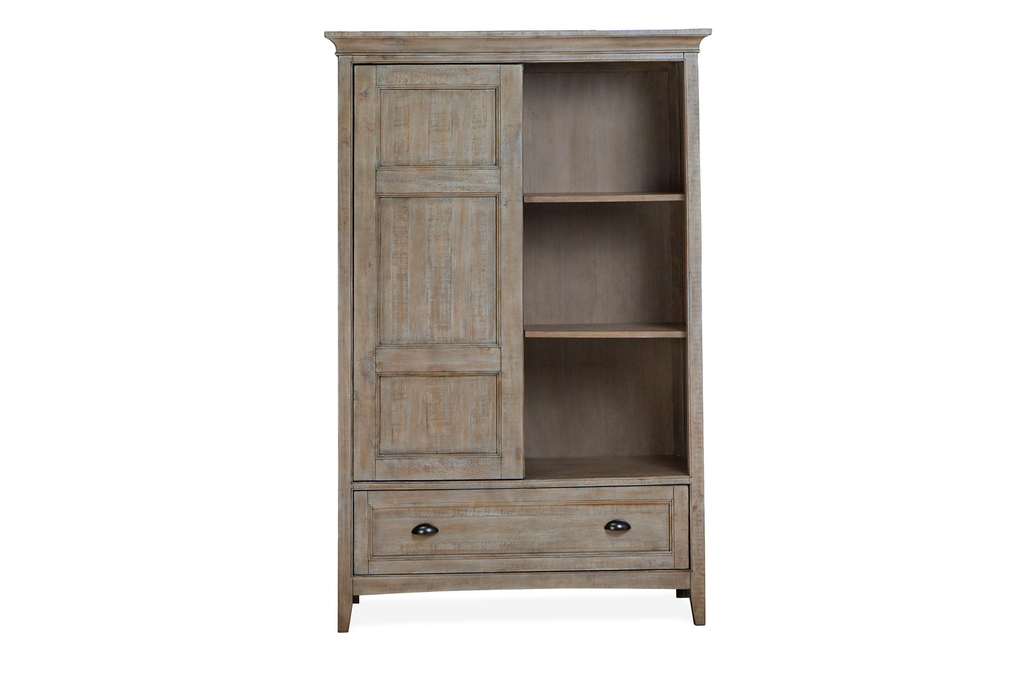 Paxton Place - Wood Door Chest - Dove Tail Grey