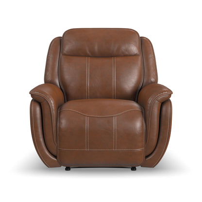 Swift - Power Recliner with Power Headrest & Lumbar - Dark Brown