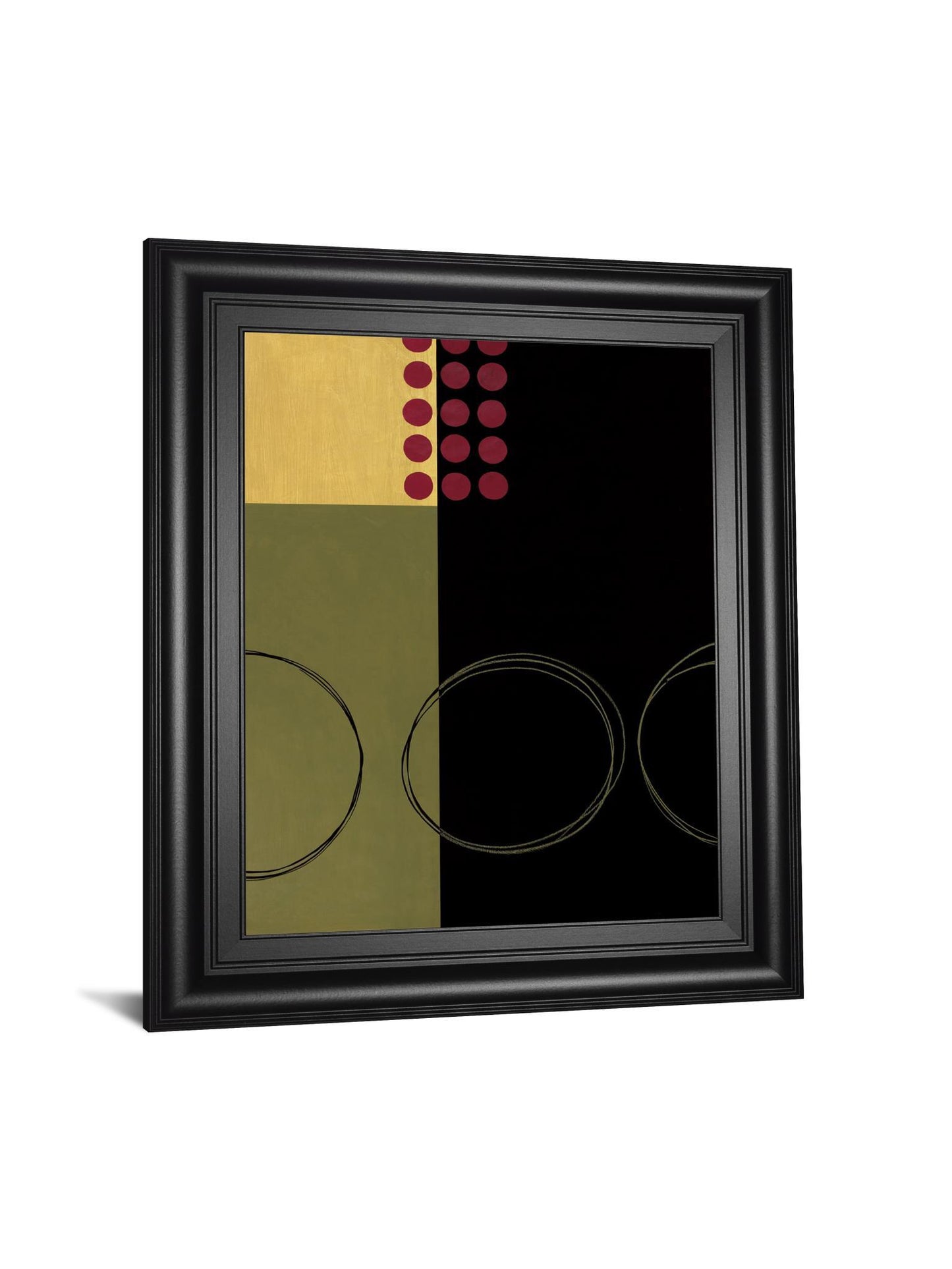 Circular Zone I By Fernando Leal - Framed Print Wall Art - Black