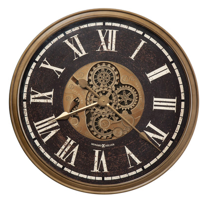 Howard Miller Keith Oversized Moving Gears Wall Clock