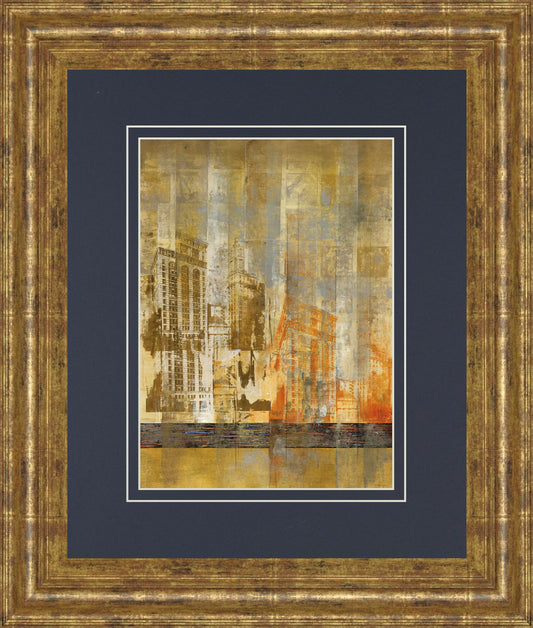 Arculat Il By Kemp - Framed Print Wall Art - Bronze