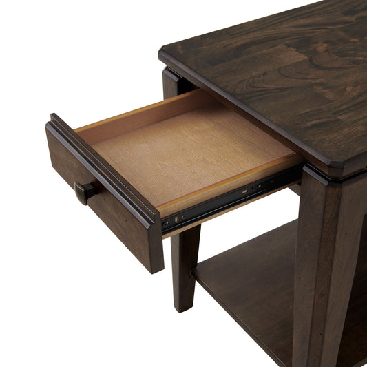 Kauai - Chairside Table - Brushed Mango Wood