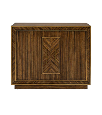 Claudia - Hall Cabinet - Rich Brown Zebrano