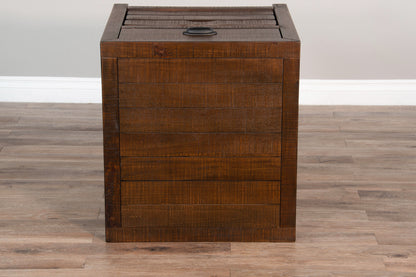 Homestead - 24" End Table - Dark Brown