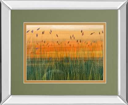 Golden Bayou By Holman - Mirror Framed Print Wall Art - Gold