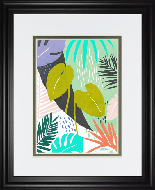 34x40 Jazzy Jungle I By Annie Warren - Green