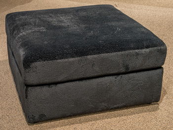 Ashford Heights - Oversized Accent Ottoman - Onyx