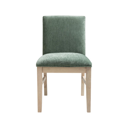 West End - Parson Chair With Sage Green Upholstery