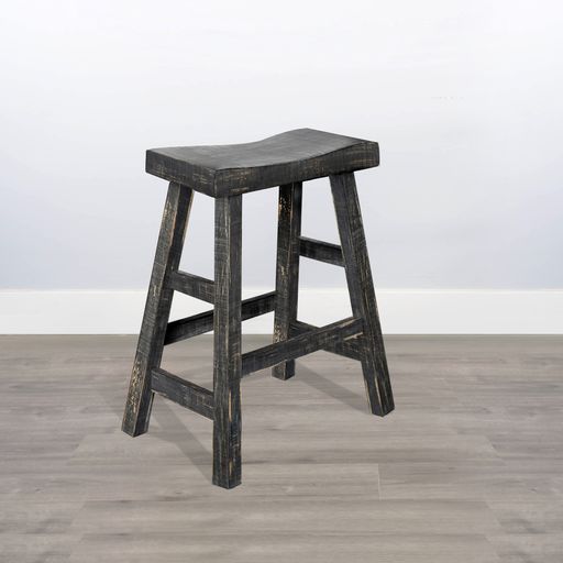 Marina - Stool With Wood Seat