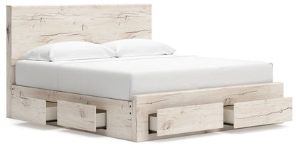 Lawroy - Panel Bed With Storage