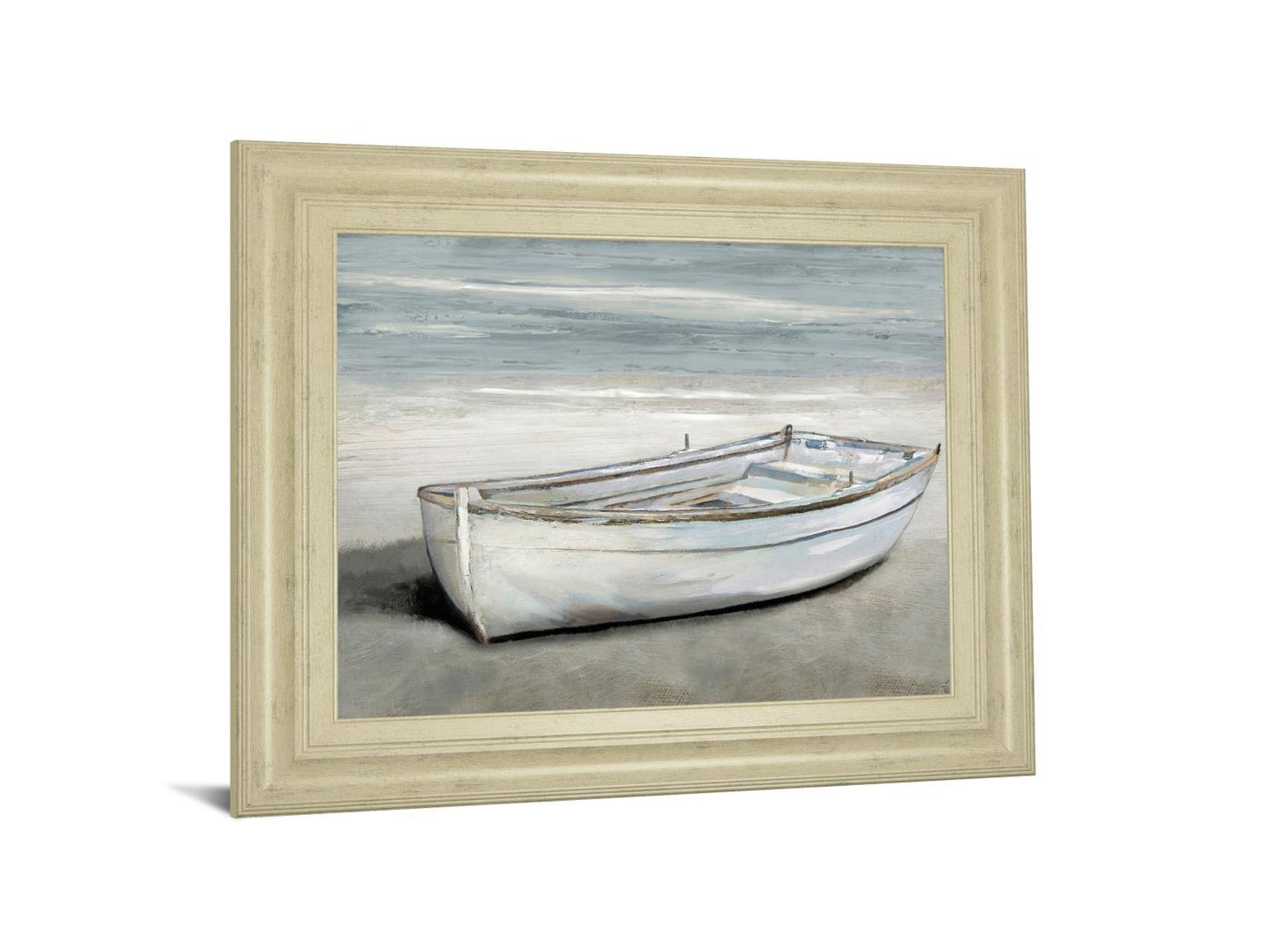 Beached By Mark Chandon - Framed Print Wall Art - Blue