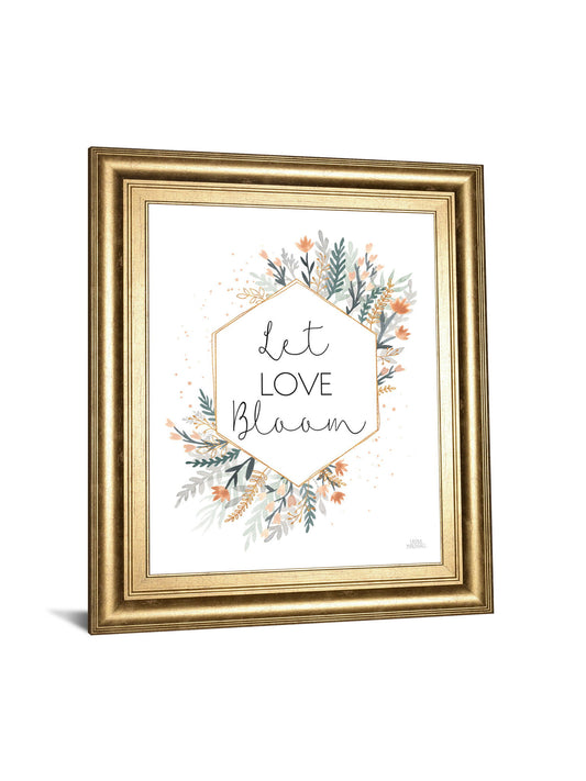Spring Blooms VI By Laura Marshall - Framed Print Wall Art - White