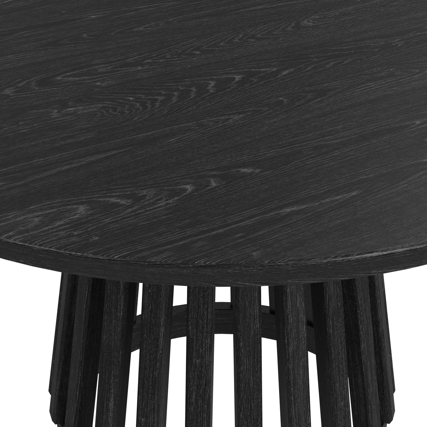 Mateo - Round Dining Table - Black