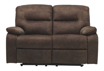 Bolzano - Coffee - Reclining Loveseat