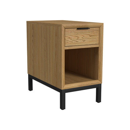 Newport - Chairside Table - Natural Oak