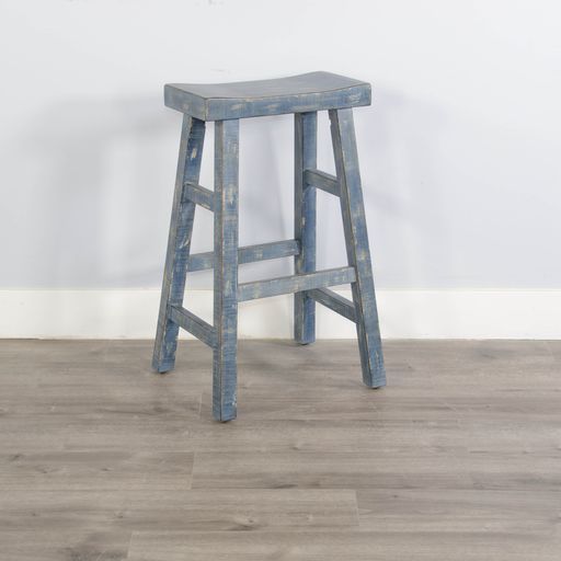 Marina - Stool With Wood Seat