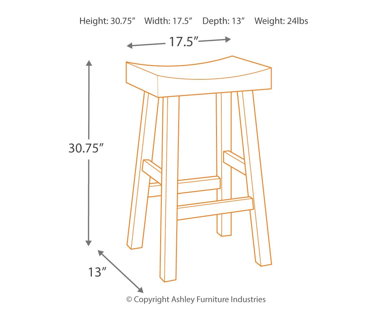 Glosco - Stool (Set of 2)