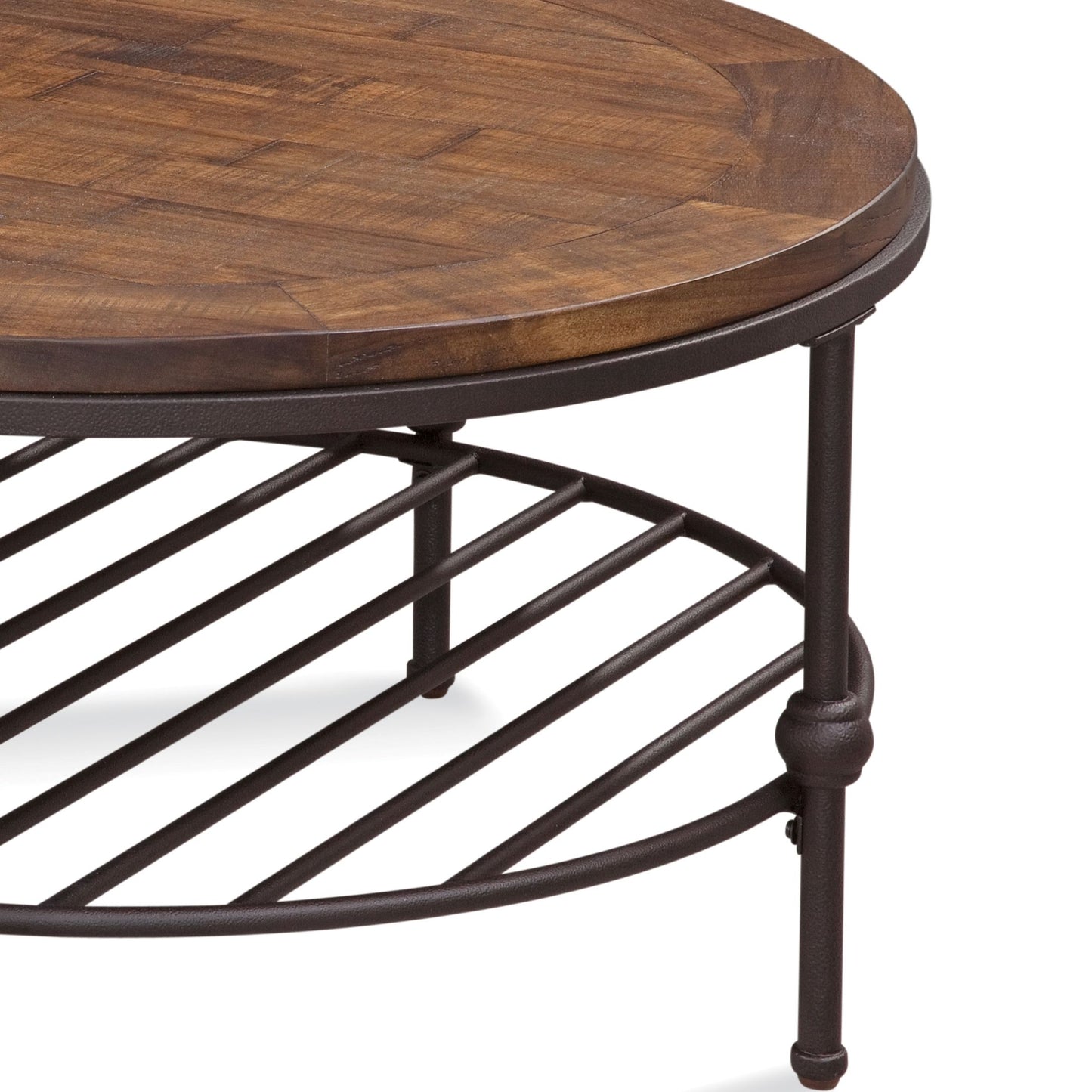 Emery - Round Cocktail Table - Brown