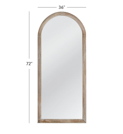 Bay - Floor Mirror - Light Brown