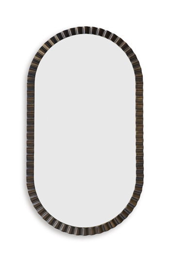 Clorington - Accent Mirror - Dark Brown