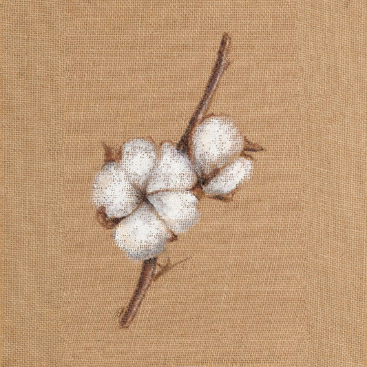 Cotton Branch II By Patricia Pinto (Framed) - Light Brown