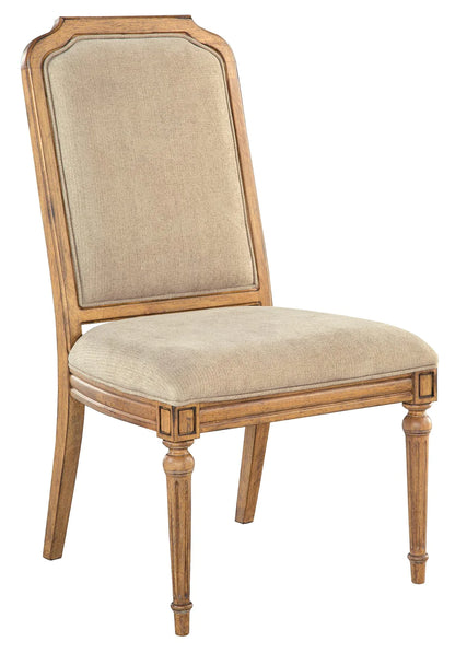 Hekman Natural Wellington Hall Upholstered Dining Side Chair