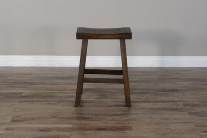 Marina - Stool With Wood Seat