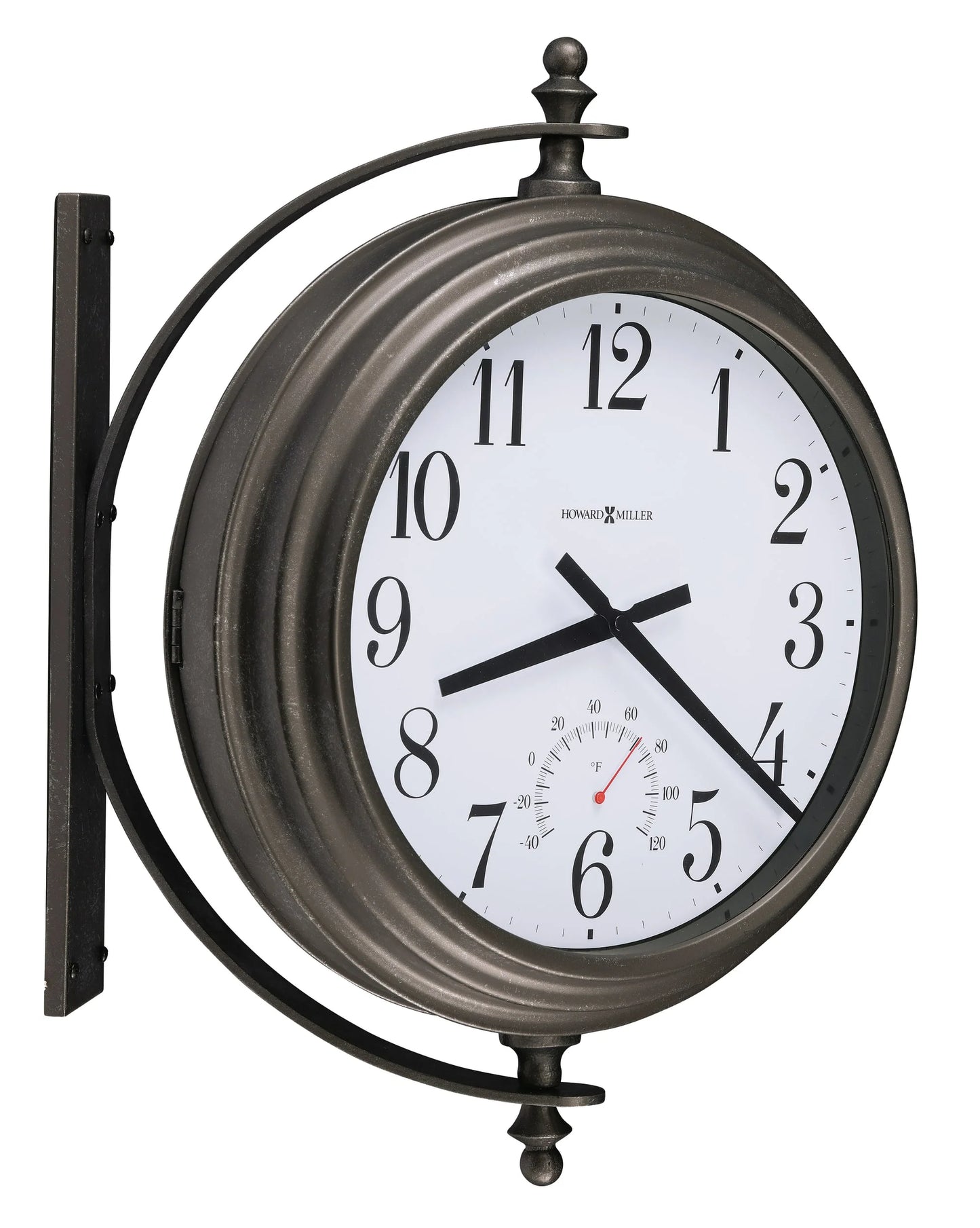 Howard Miller Ivy Indoor/Outdoor Double-Sided Wall Clock