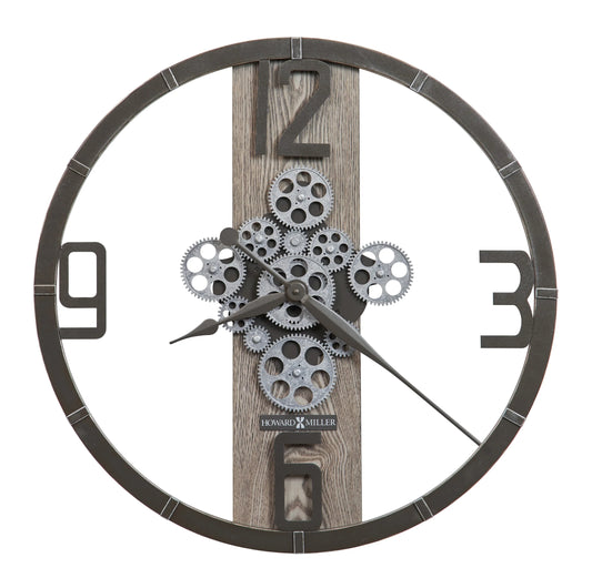 Howard Miller Mikkel Oversized Moving Gear Wall Clock