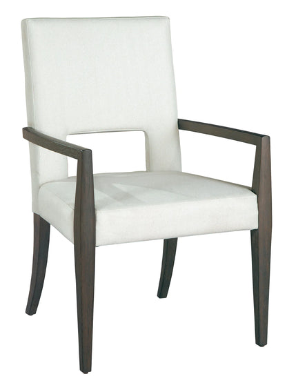 Hekman Edgewater Mindi Wood Upholstered Dining Armchair