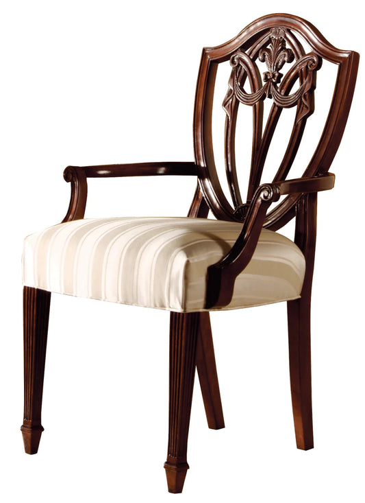 Hekman Copley Place Upholstered Mahogany Dining Armchair