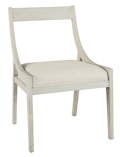 Hekman Sierra Mindi Wood Upholstered Dining Sling Side Chair