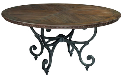 Hekman Turtle Creek Round Acacia Dining Table